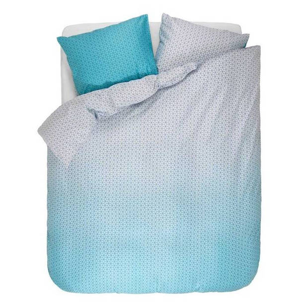 Esprit dekbedovertrek Hilo - Blauw - 2-Persoons 200x200/220 cm