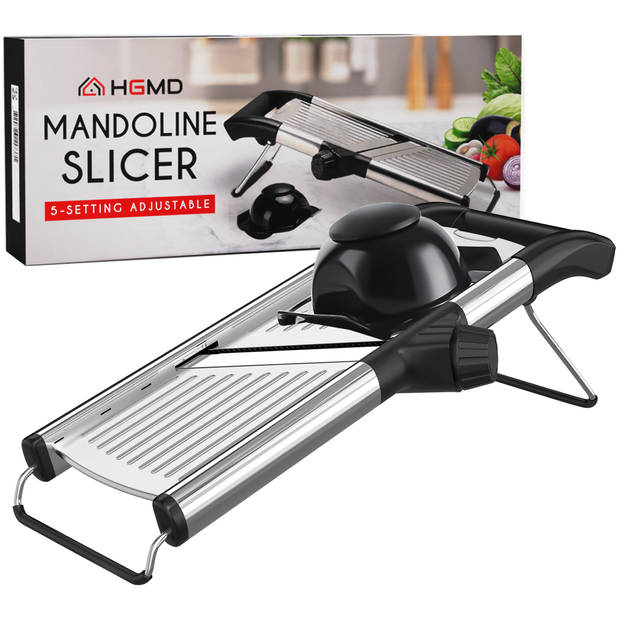 HGMD Mandoline - Groentesnijder - Slicer Dicer - Keukensnijder - Multifunctioneel - RVS