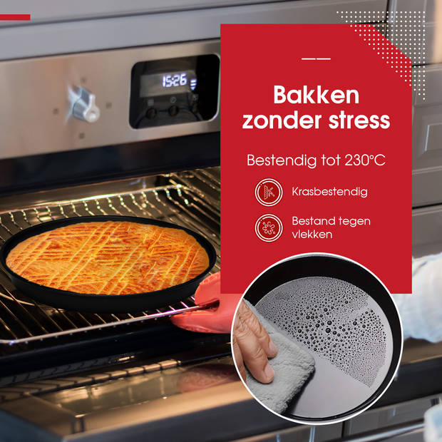 HGMD Boterkoekvorm Ø 21,5 - Inclusief 50 Bakpapiertjes - Rond