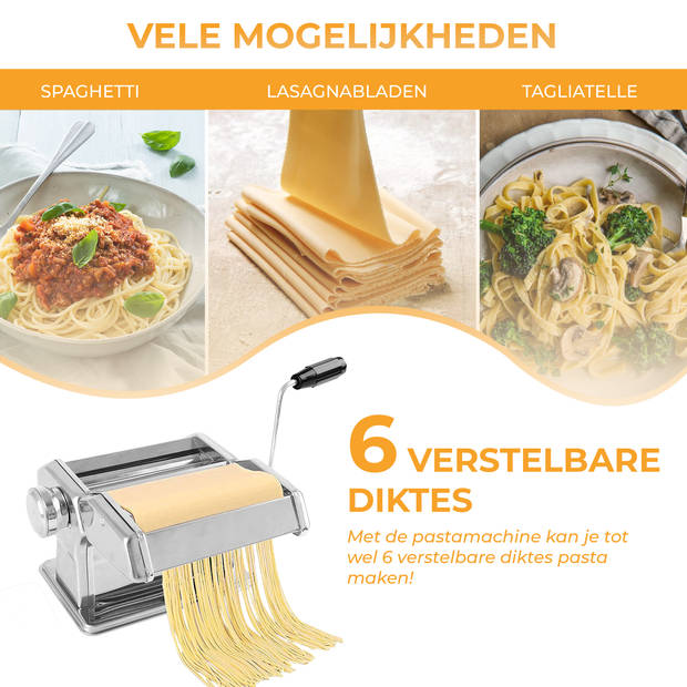 HGMD Pastamachine - Pastamaker - Pasta Machine - Maker - Pastamachines - RVS