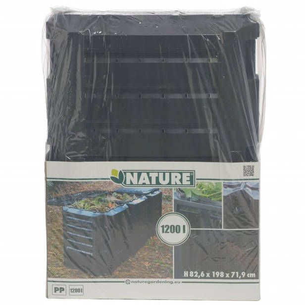 Nature Compostbak zwart 1200 L