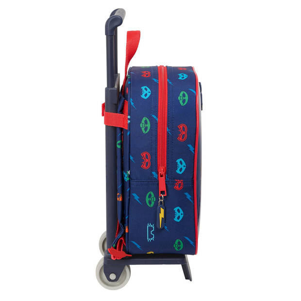 Schoolrugzak met Wielen PJ Masks Ready Marineblauw 22 x 27 x 10 cm