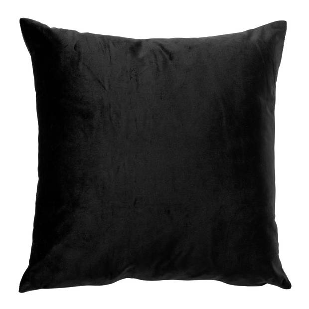 Dutch Decor - RIVER - Kussenhoes 45x45 cm - Raven - zwart