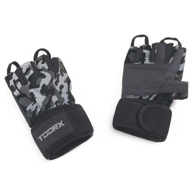 Toorx Fitness Fitnesshandschoenen - Kunstleer - Camouflage Maat: L