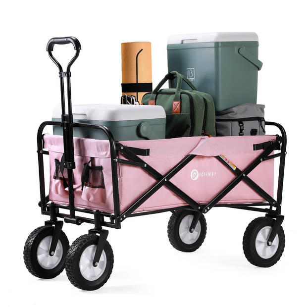 Packaway Opvouwbare Bolderkar van Wasbaar Polyester tot 70KG – 98 x 53 cm – ROSE