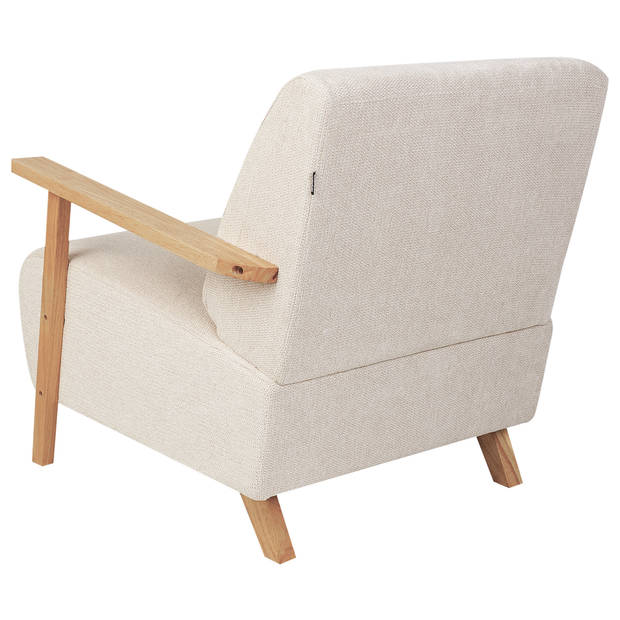 Beliani LESJA - Fauteuil-Beige-Polyester