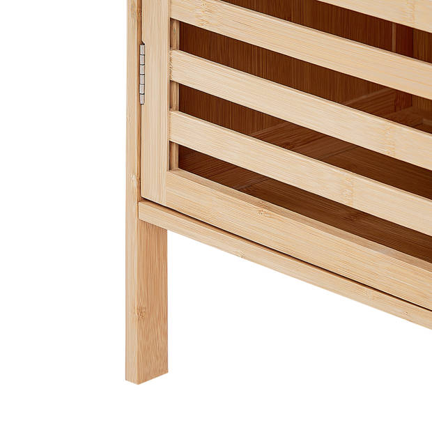 Beliani OWASSO - Badkamer plank-Lichte houtkleur-Bamboehout