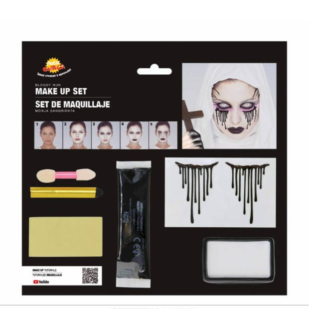 Fiestas Guirca Schmink setje horror non - make-up verkleed set - Halloween/carnaval accessoires - Schmink