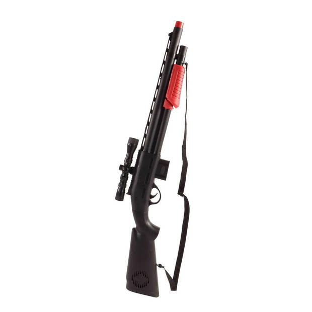 Jonotoys Politie/Cowboy speelgoed geweer - kind en volwassenen - rollenspel - plastic - 68 cm - Speelgoedpistool