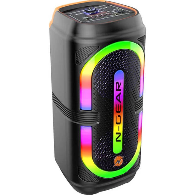 N-GEAR LGP24C - Bluetooth Speaker - Karaokeset - Partybox met Microfoon - Zwart