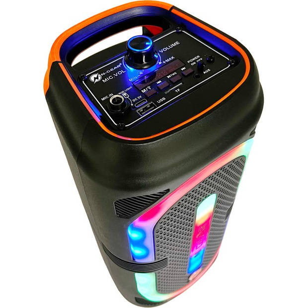 N-GEAR LGP24C - Bluetooth Speaker - Karaokeset - Partybox met Microfoon - Zwart