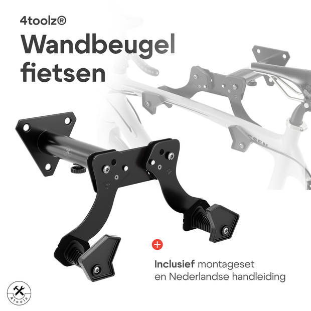 4toolz® Fiets Ophangbeugel Diepte Verstelbaar - Wandbeugel voor fiets