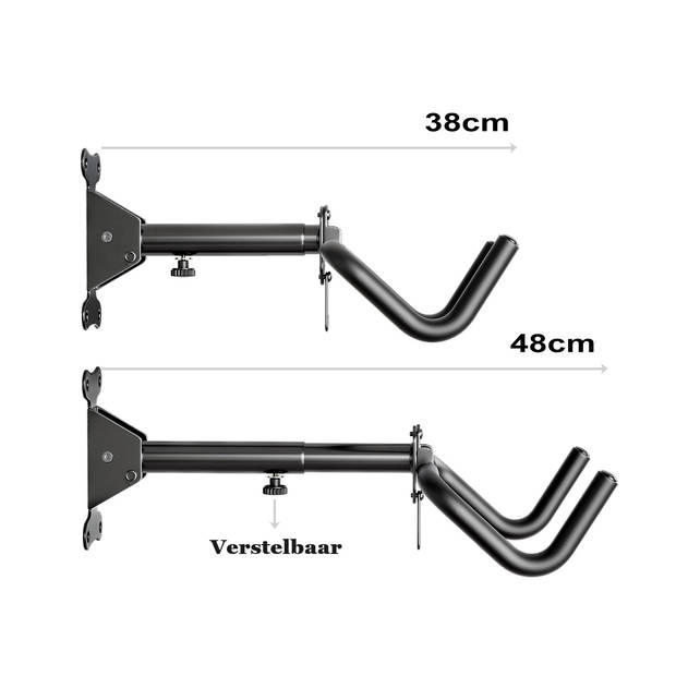 4toolz® Fiets Ophangbeugel Opklapbaar - Wandbeugel voor fiets