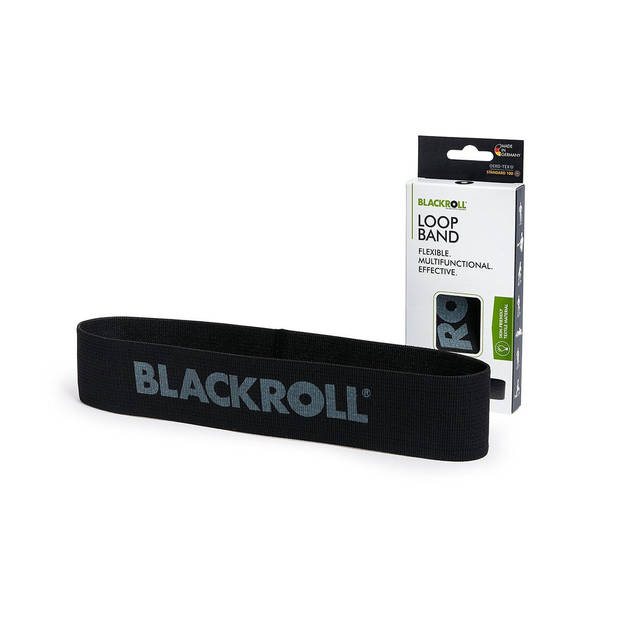 Blackroll Loopband – Weerstandsband Zwart - Extra Sterk