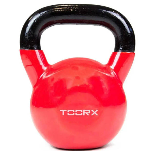 Toorx Fitness Kettlebell - Vinyl - Gekleurd 16 kg - Donkerpaars