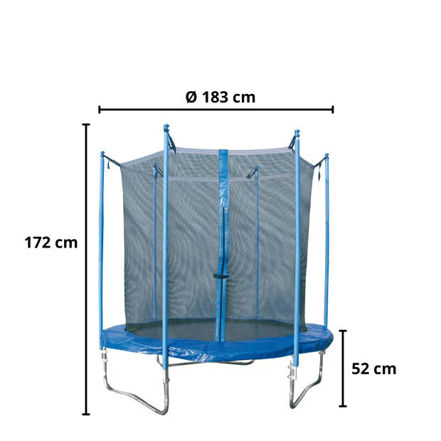 Garlando Combi S Trampoline - met veiligheidsnet - 183 cm