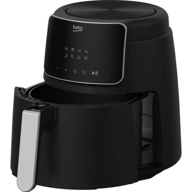 Beko FRL2244B Airfryer - 1500 W - 3,9 L voor 0,8 kg friet - 8 programma's - Zwart