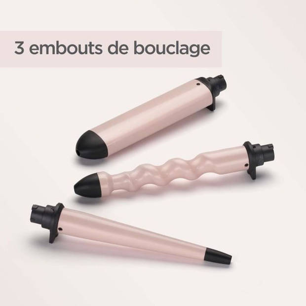 Multistyler Curl en Wave Trio - BABYLISS - MS750E - Geavanceerde keramische technologie - 180-200°C