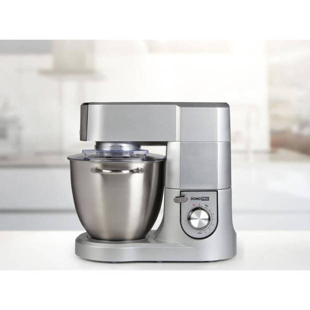 DOMO DO9231KR Foodprocessor - 1200 W - 6 L - 8 snelheden + Pulse - Grijs