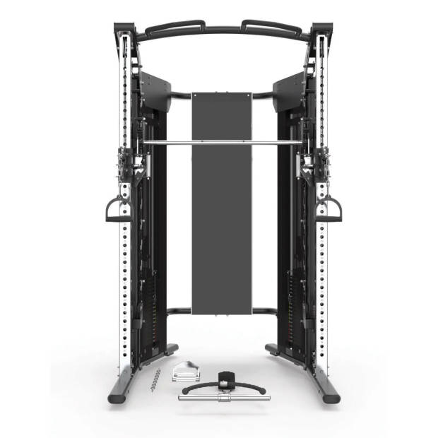 Toorx Professional ASX-7000 3-in-1 Dual Pulley Smith Machine & Rack