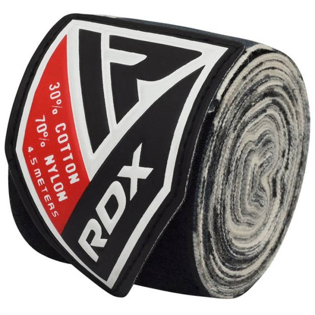 RDX Sports Hand Wraps Camo grey - 4.5m - bescherming
