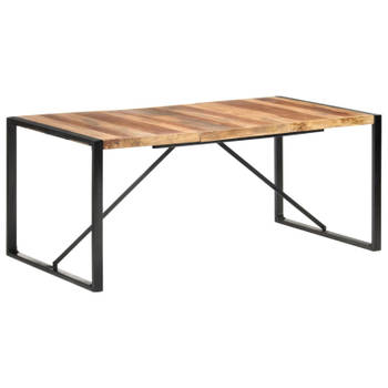 vidaXL Eettafel 180x90x75 cm massief hout