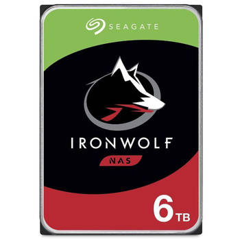 SEAGATE TECHNOLOGIE - IronWolf - 6TB interne harde schijf - Voor IronWolf NAS