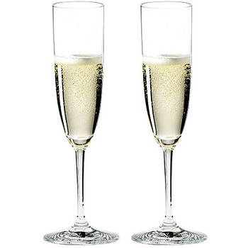 Riedel Champagne Glazen / Flutes Vinum - 2 stuks