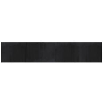 vidaXL Vloerkleed rechthoekig 80x400 cm bamboe zwart