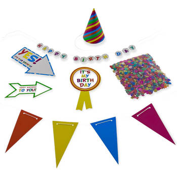 Kantoor Werkplek Desk Desktop versier Party set Verjaardag - 7 delig
