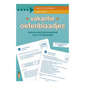 Vakantie oefenblaadjes het 6de leerjaar