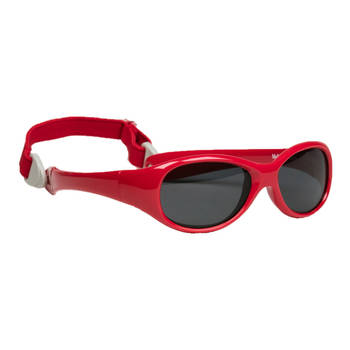 Melleson Eyewear Noah - Kinderzonnebril Rood - PBA Vrij - Lichtgewicht - Elastische Band