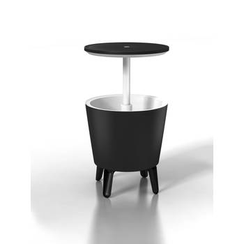 Keter Coolbar Partytafel - 49,5x49,5x57cm-84.5cm - 30 L - Zwart