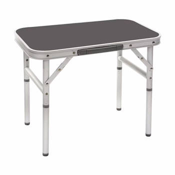 NordFalk camping inklapbaar 56x34 cm - Kampeertafel Inklapbare tafel lichtgewicht - Zwart