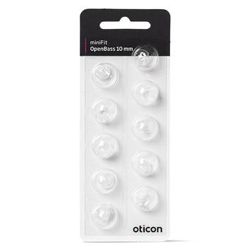 Oticon OpenBass dome miniFit 10mm 10 stuks