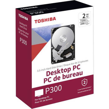 TOSHIBA - P300 - Hoogwaardige interne SSD-schijf - 2 TB - 7200 rpm - 256 MB - SMR. Doos