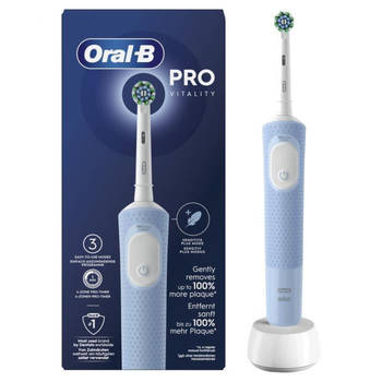 ORAL-B Vitality Pro elektrische tandenborstel - Blauw - 3 poetsstanden - Inclusief opzetborstel