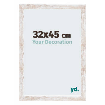 Fotolijst 32x45cm White Wash MDF Catania