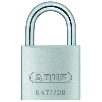 Abus Titalium 64Ti/30 hangslot 30 x 5 mm zilver