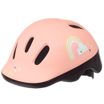 Pol Baby helm happy rainbow xxs 44-48 cm roze