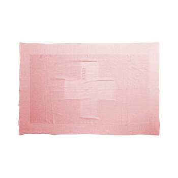 Stapelgoed Plaid Cross Roads - Roze - 100x150 cm