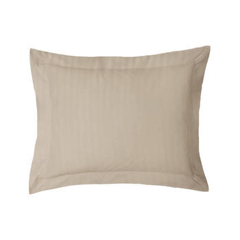 iSleep Kussensloop Satijnstreep - Medium Beige