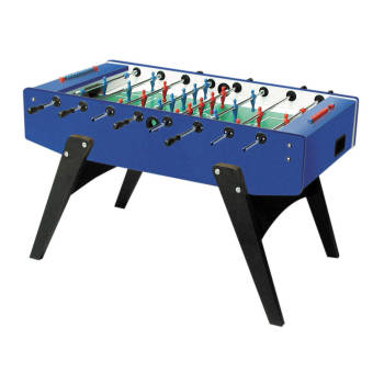 Garlando G-2000 Voetbaltafel Blauw - Doorlopende stangen