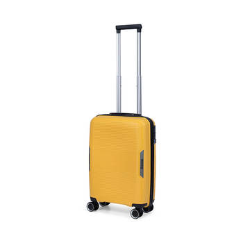 TravelZ Swinger Handbagage koffer 55cm - Lichtgewicht Trolley TSA-slot - Geel