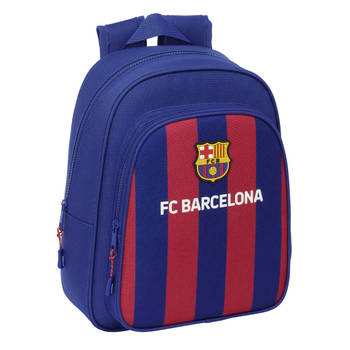 Schoolrugzak F.C. Barcelona 24/25 Kastanjebruin Marineblauw 27 x 33 x 10 cm