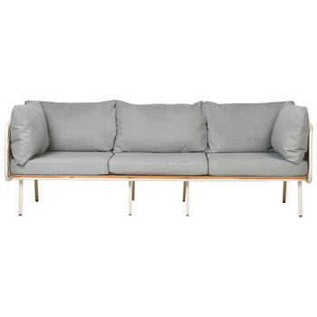 Beliani SENISE - Tuinsofa-Grijs-Aluminium