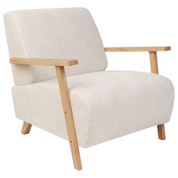 Beliani LESJA - Fauteuil-Beige-Polyester