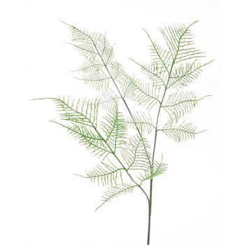 Bellatio Design Kunstbloem Asparagus/sierasperge - 80 cm - groen - kunst zijdebloem/kunstplant - Kunstbloemen