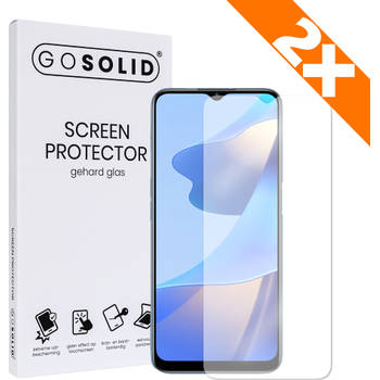 GO SOLID! Screenprotector voor Samsung Galaxy A70 - Duopack