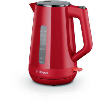 Waterkoker - BOSCH - TWK1M124 MyMoment - Rood - inhoud 1,7L - 360° voet - Snoeropbergmogelijkheid